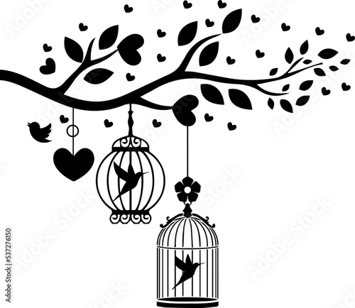 birds on the tree