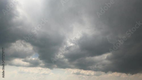 Mesmerizing view of scenic and cloudy sky photo