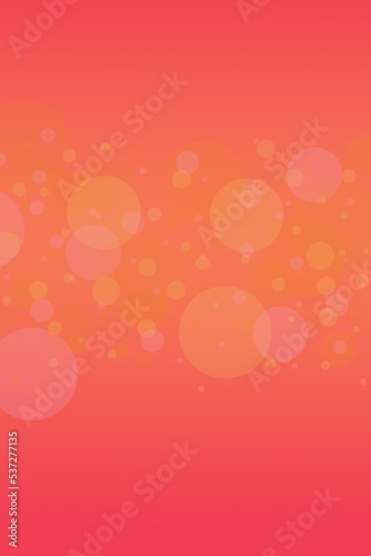 Fototapeta Naklejka Na Ścianę i Meble -  red and orange gradient background with bokeh lights and free space
