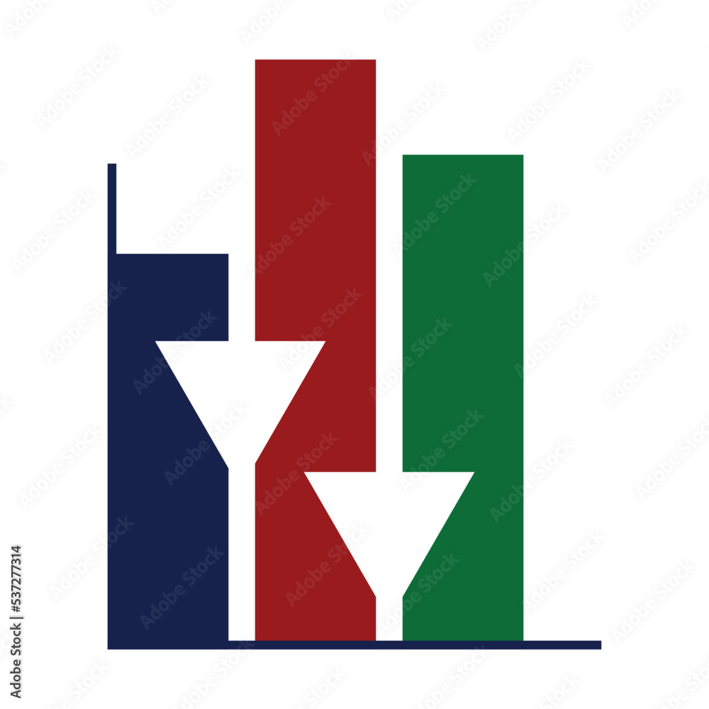 finance zero emission logo Icon Illustration Brand Identity