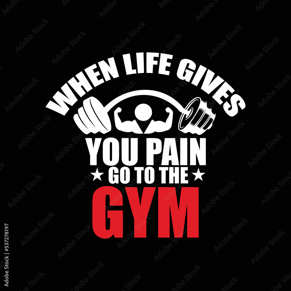 GYM T-shirt design