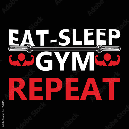 GYM T-shirt design