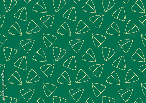 Samosa pattern background. Samosa, indian baked savory pastry vector pattern backgrounds.