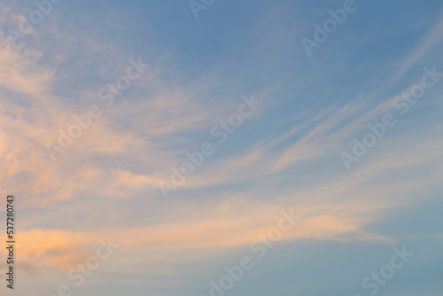 Fototapeta Naklejka Na Ścianę i Meble -  Evening sky background, twilight time sky, nature background
