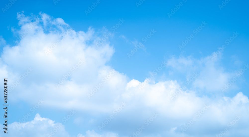 blue sky with clouds