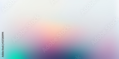 Abstract background with multicolored shades in a gradient mix and white color blur