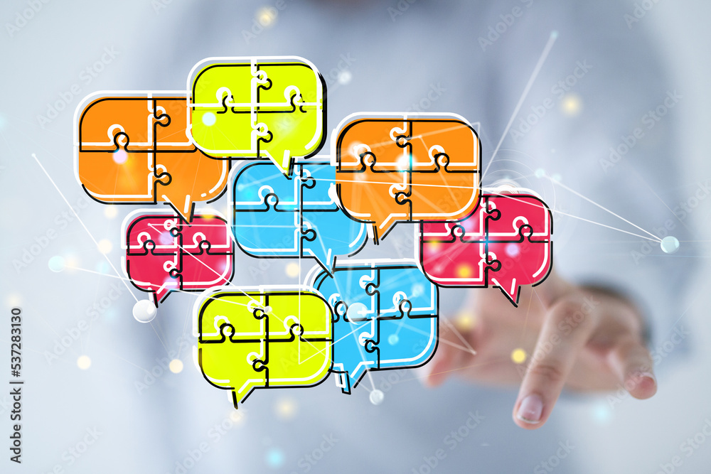speaking bubble communication conference Digital Network speaking bubble communication conference Digital Network