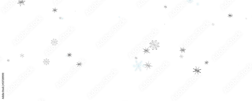 Obraz premium Falling snow at night. Bokeh lights