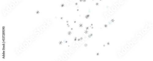 Winter christmas sky with falling snow