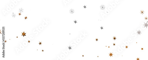 Glossy 3D Christmas star icon. Design element for holidays. © vegefox.com