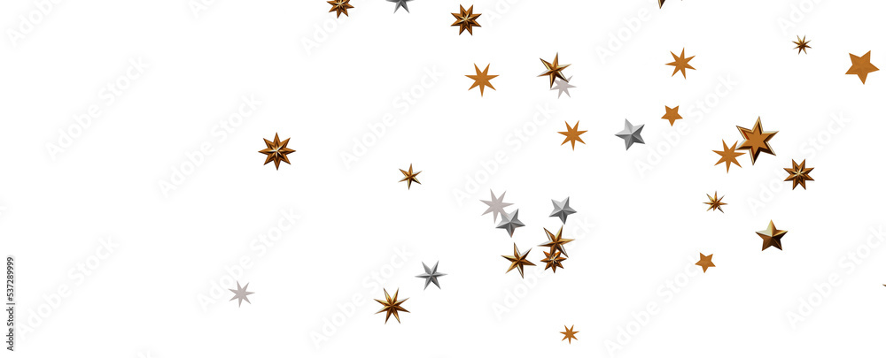 A gray whirlwind of golden snowflakes and stars. New A gray whirlwind of golden snowflakes and stars. New
