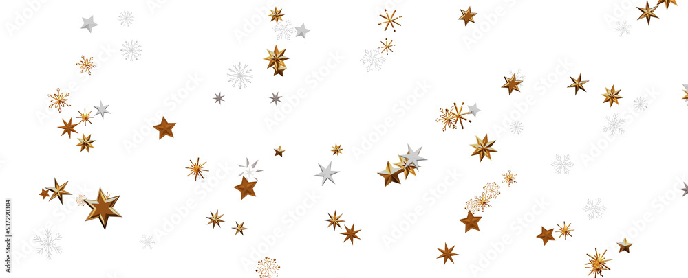 Christmas Card - Snowflakes Of Paper In Frame Christmas Card - Snowflakes Of Paper In Frame