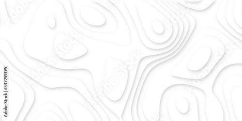 Abstract design with black and white abstract background . Abstract papercut and multi layer cutout geometric pattern on vector, Abstract soft white background with waves, textured Papercut .	