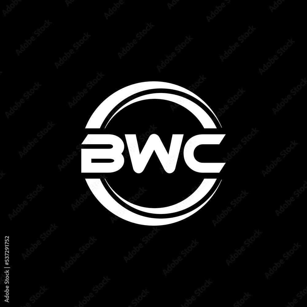 BWC letter logo design with black background in illustrator, vector logo modern alphabet font overlap style. calligraphy designs for logo, Poster, Invitation, etc. BWC letter logo design with black background in illustrator, vector logo modern alphabet font overlap style. calligraphy designs for logo, Poster, Invitation, etc.
