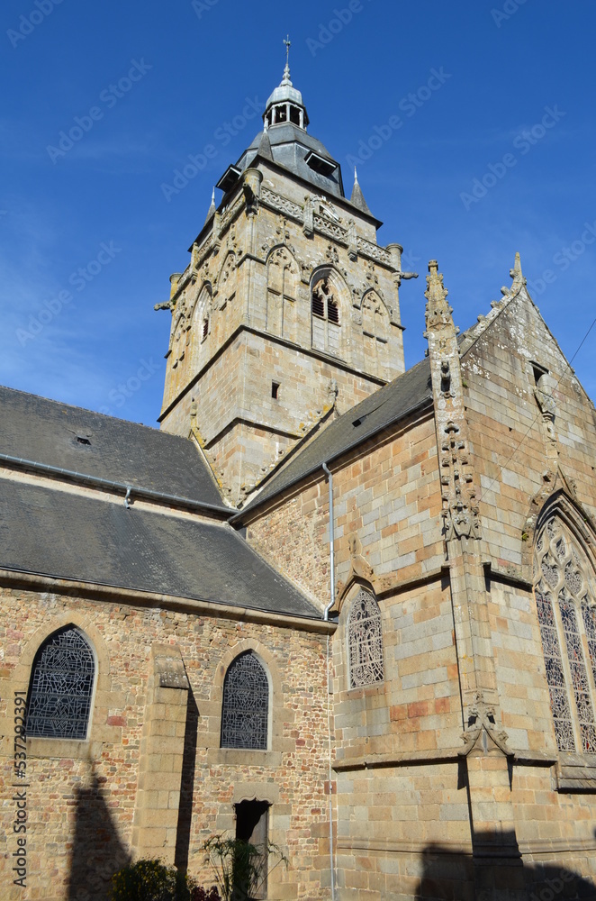 Eglise Notre-Dame à Villedieu les Poêles (La Manche - Normandie - France)