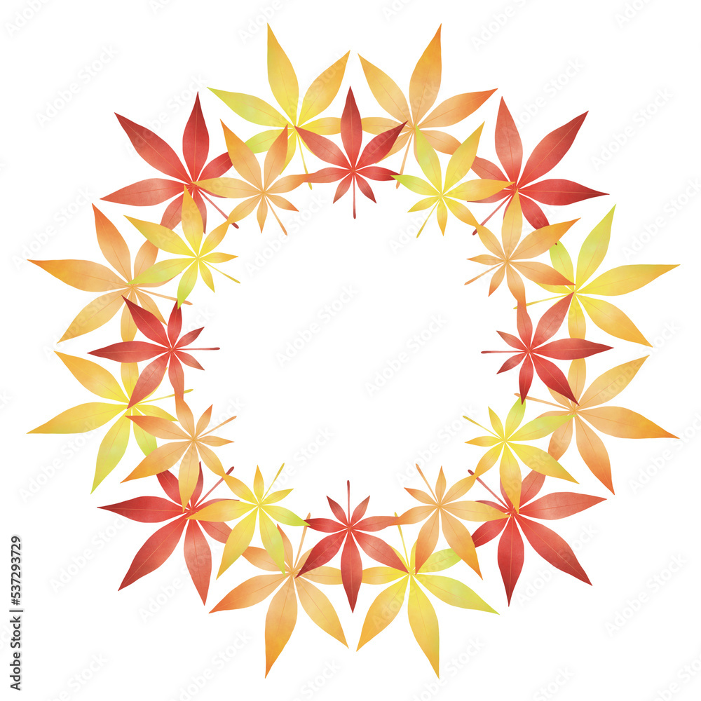 autumn leaves frame autumn leaves frame