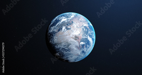 Image of satellite photo of earth visible from space © vectorfusionart