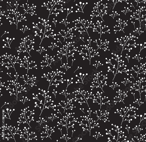 Seamless floral pattern with tiny flowers.Cute seamless pattern in small flower
