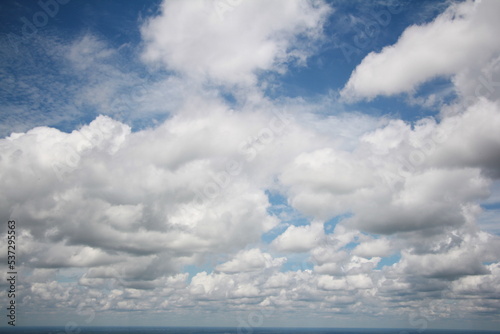 blue sky with clouds
