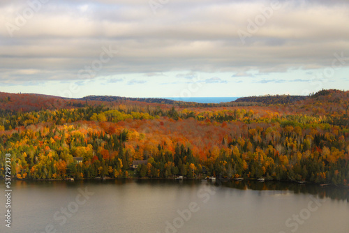 autumn on the lake.