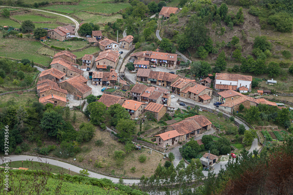 San Pedro Neighborhood in Carmona, Cantabria, Spain