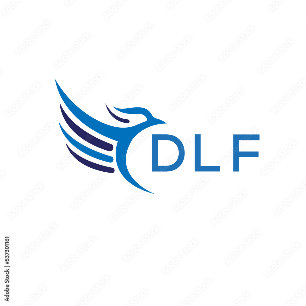 DLF letter logo. DLF letter logo icon design for business and company. DLF letter initial vector logo design.

