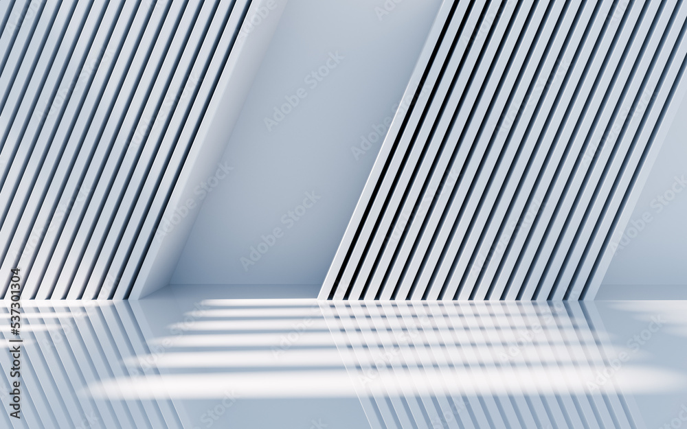 Empty building structure with geometric structure, 3d rendering. Empty building structure with geometric structure, 3d rendering.