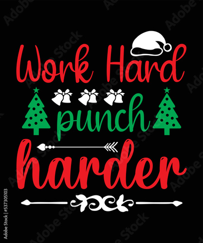 work hard punch harder