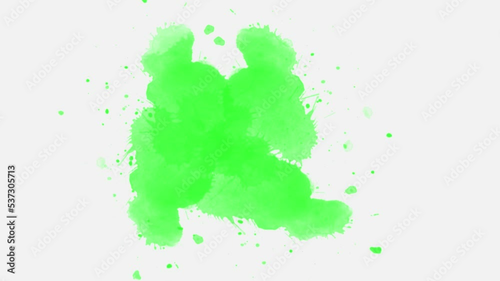 Green Ink Drops on White Background. Ink splatters transition. ink splash slow motion transition reveal animation. Ink splash. Abstract inkblot, splat, fluid art, overlay, alpha matte composition. Green Ink Drops on White Background. Ink splatters transition. ink splash slow motion transition reveal animation. Ink splash. Abstract inkblot, splat, fluid art, overlay, alpha matte composition.