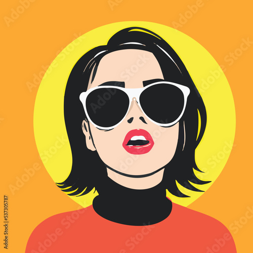 Pop Art Style Woman