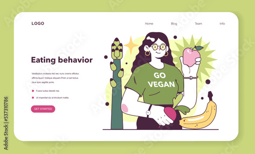 Go vegan concept. Vegetables, greens, plants or fruits consumption
