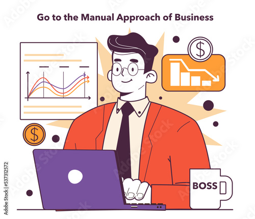 Go to the manual approach of business. Effective management and leadership