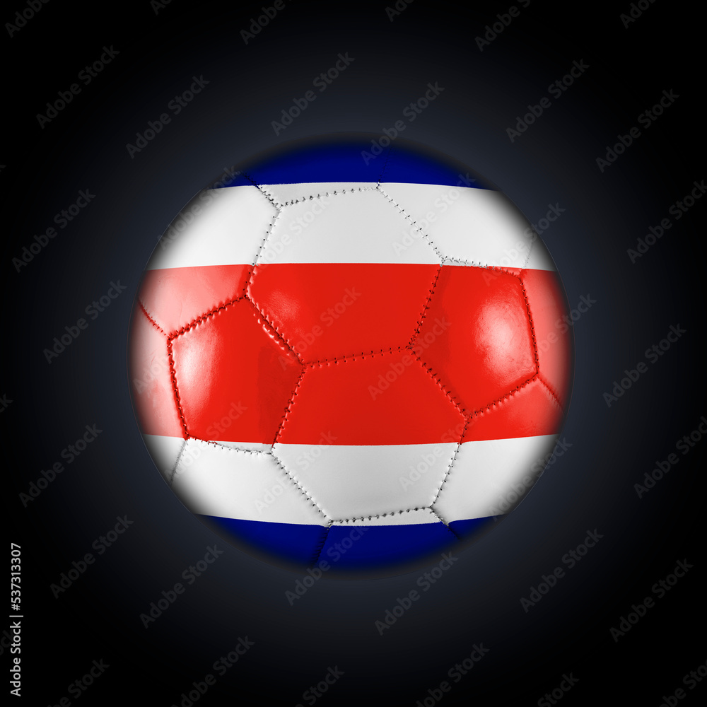 Soccer football ball with the countries flag. Soccer football ball with the countries flag.