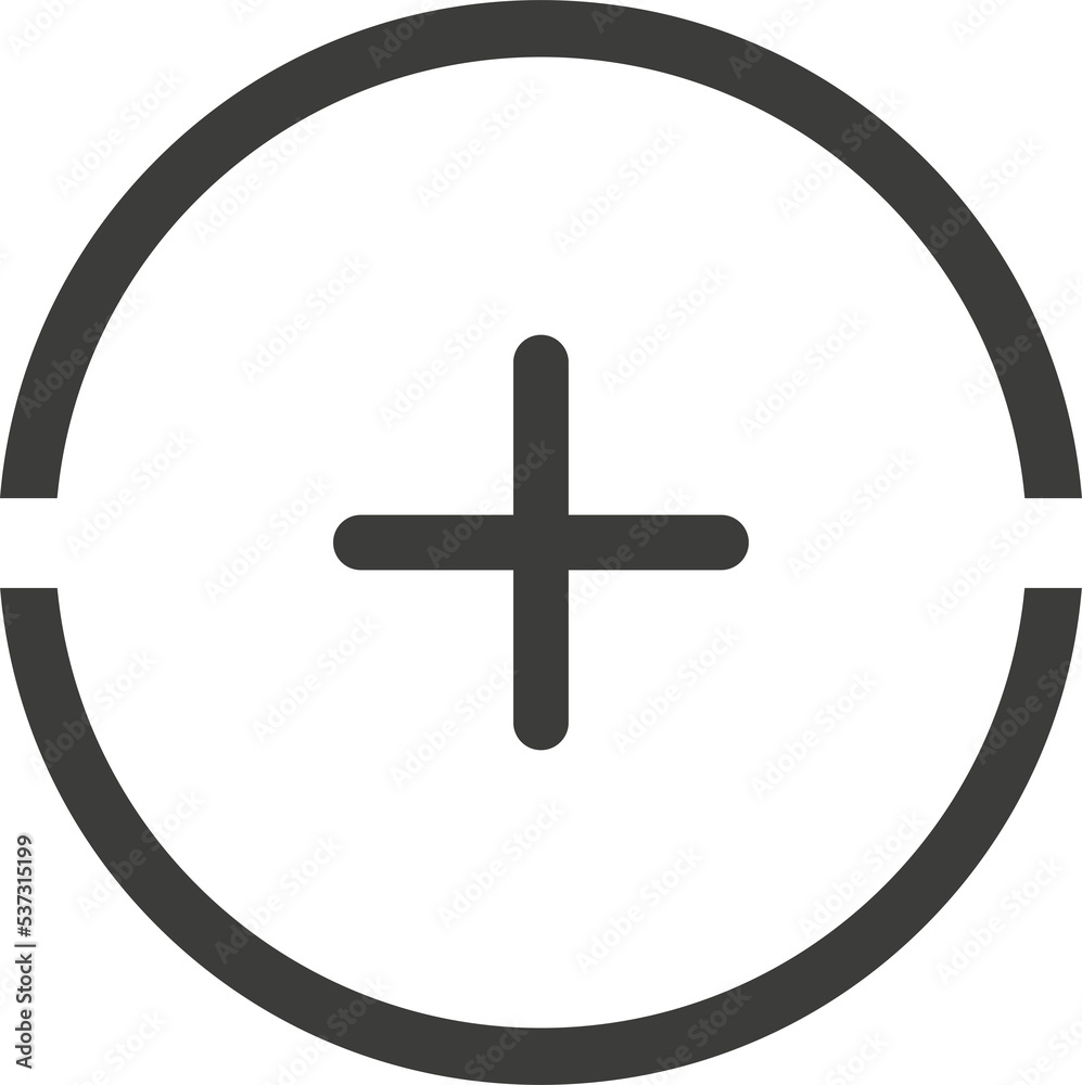 Fototapeta premium Add ui icon 