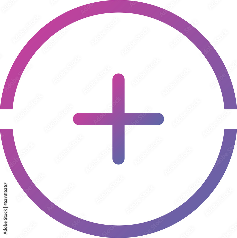 Fototapeta premium Add ui icon 