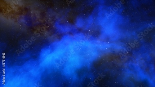 Space nebula  for use with projects on science  research  and education. Illustration 