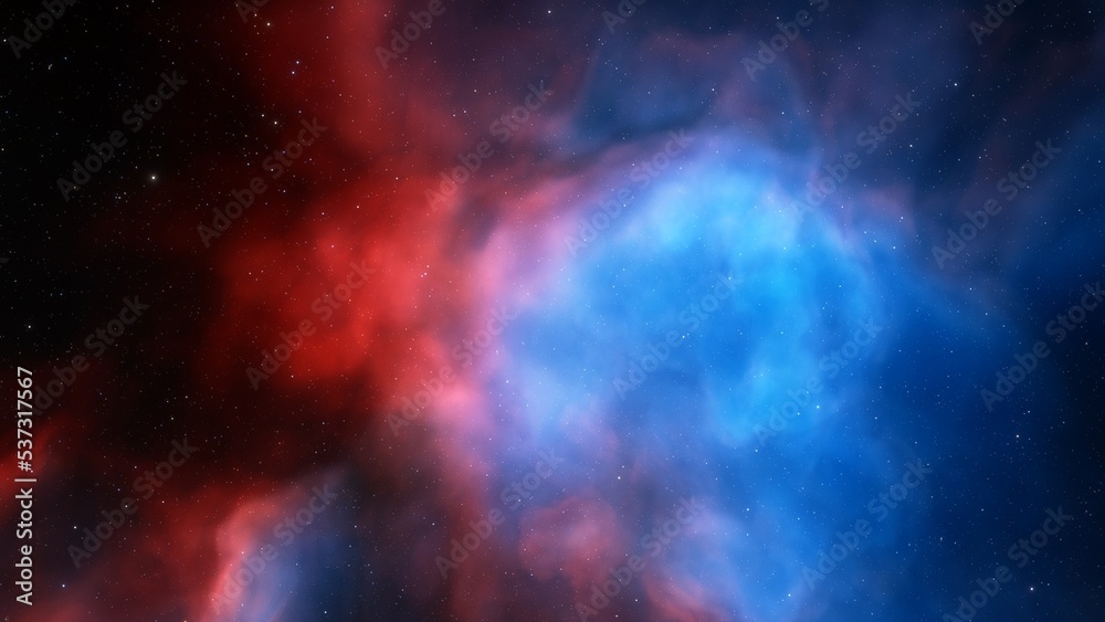 Fototapeta premium nebula gas cloud in deep outer space 