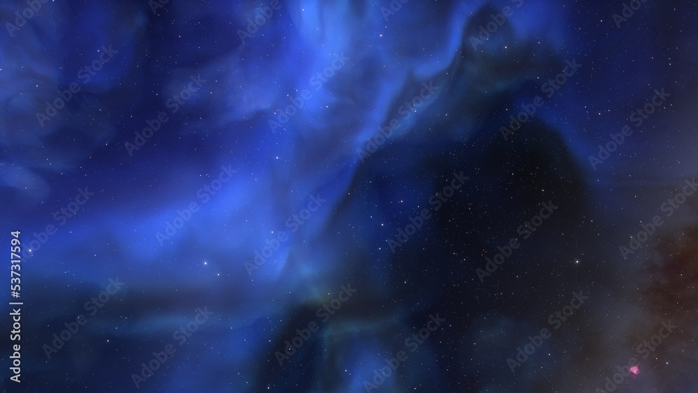 Fototapeta premium nebula gas cloud in deep outer space 