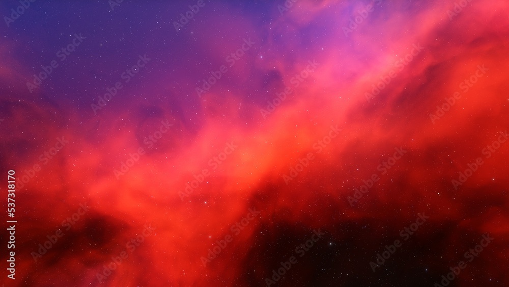 Night sky - Universe filled with stars, nebula and galaxy
