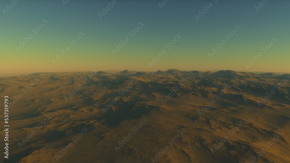 science fiction illustration, beautiful space background, a computer-generated surface, a fantasy world 3d render