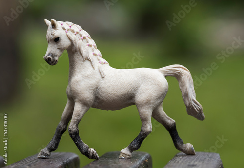 Russia. Kuzbass. A children s toy in the form of an Arabian horse. This is a famous ancient breed of riding horses  bred on the territory of the Arabian Peninsula in the IV   VII centuries AD.