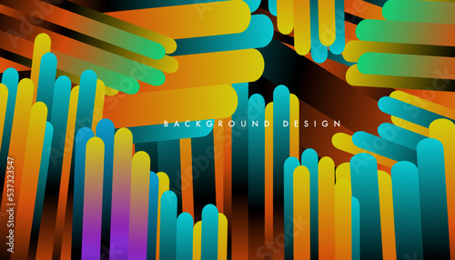 Modern Stripes colorful background futuristic concept illustration