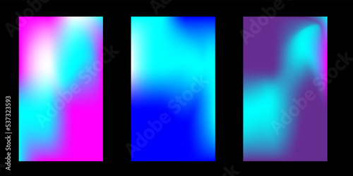 Colorful abstract background. Creative graphic design with blurred gradient mesh backdrop. Vector illustration.