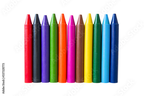 Wax crayons