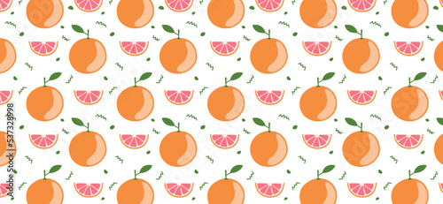 Fototapeta Naklejka Na Ścianę i Meble -  Many ripe citrus fruits on white background. Pattern for design
