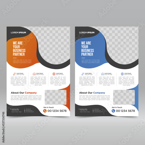Corporate Poster, Flyer Design Template
