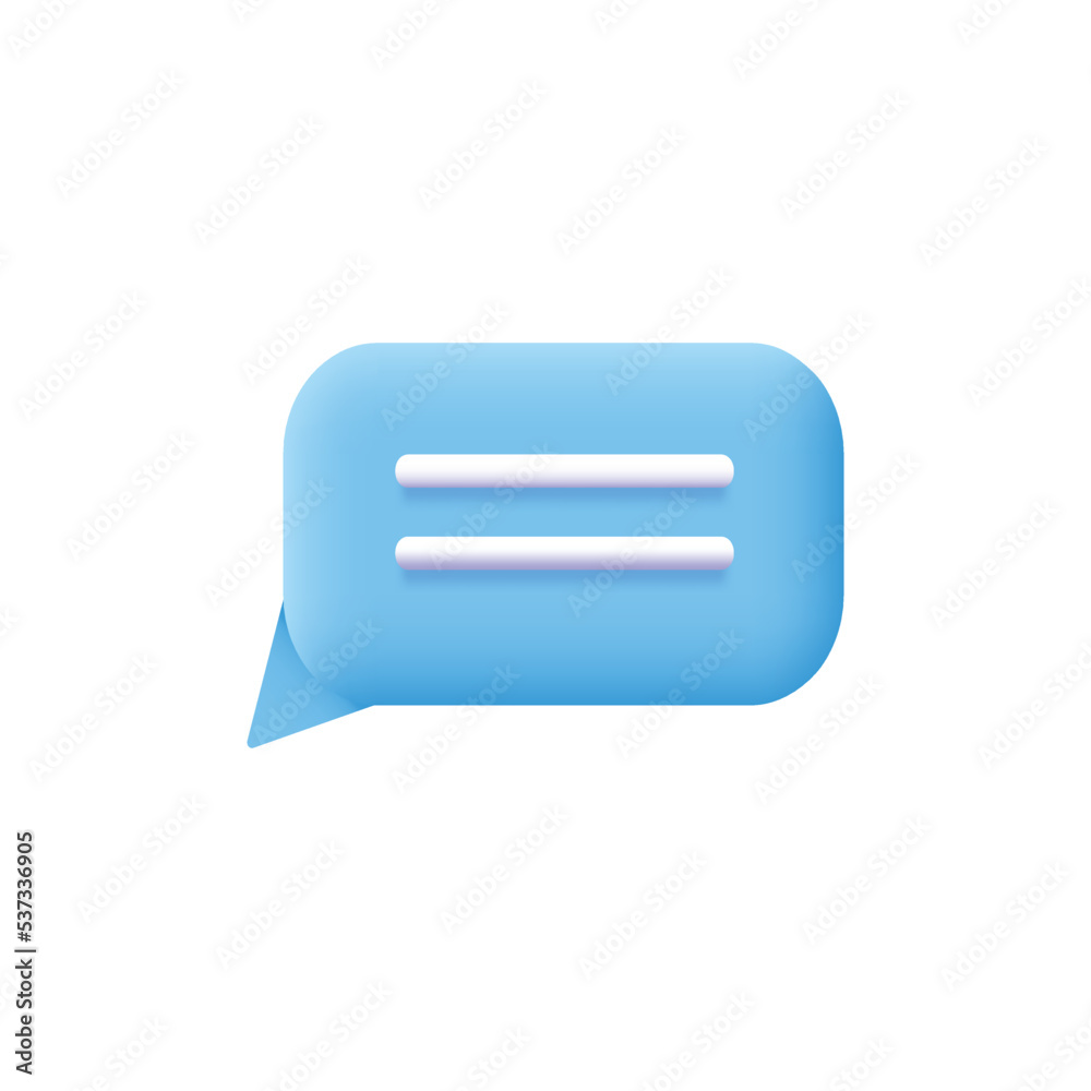 3d vector design of dialogue, message, conversation. 3d vector design of dialogue, message, conversation.