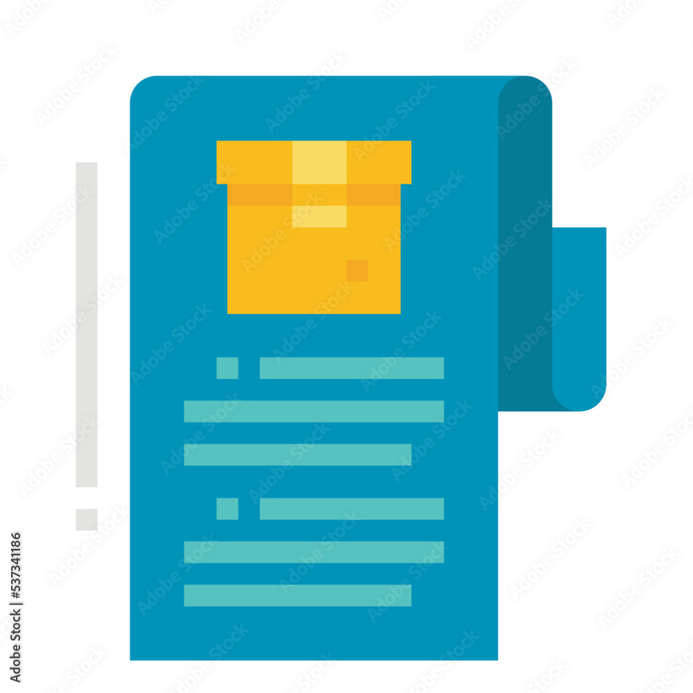 Logistic flat icon Logistic flat icon