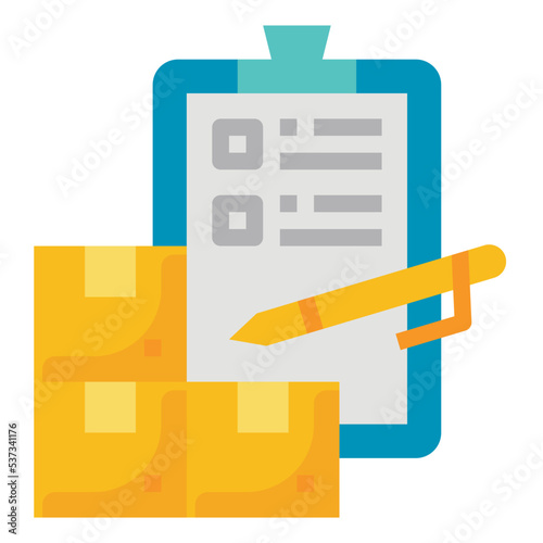 inventory flat icon