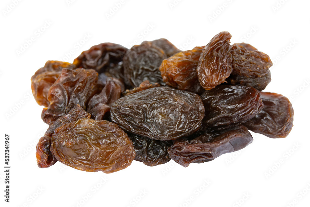 Raisins isolated on white background with clipping path . Raisins isolated on white background with clipping path .